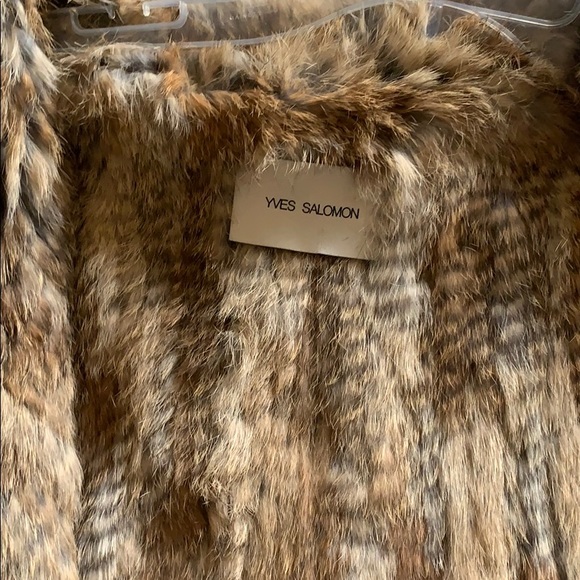 Yves Salomon Knitted Rabbit Fur Vest - Picture 9 of 10